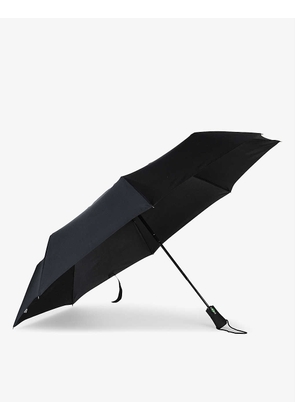 Fulton Mens Black Jumbo Open And Close Folding Umbrella