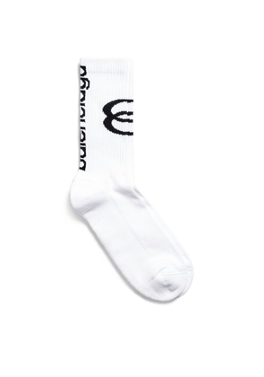 Balenciaga Cotton Logo Socks