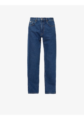 Heath mid-rise straight-leg organic-cotton jeans