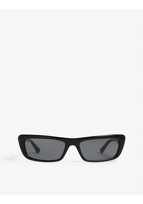 Gigi Hadid Bella rectangle-frame sunglasses