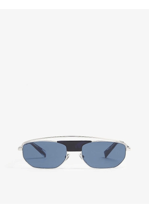 A04014 rectangle-frame sunglasses