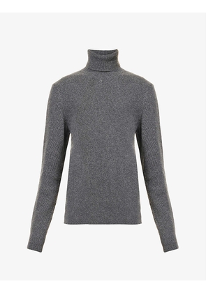 Marsh turtleneck recycled-polyamide and recycled wool-blend jumper
