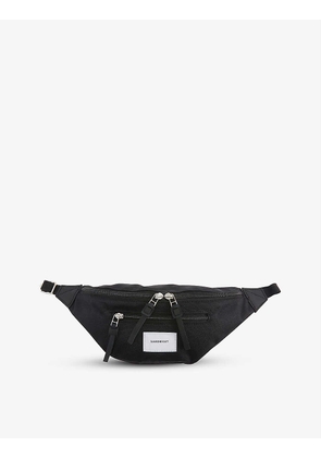 Aste brand-patch recycled-polyester bum bag