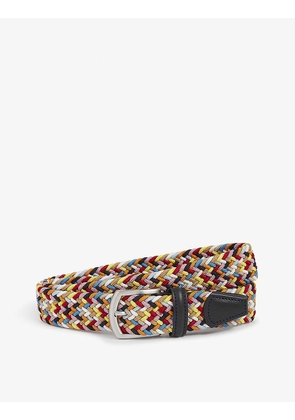 Andersons Mens Multi Bright Multi-Woven Elasticated Belt, Size: 42