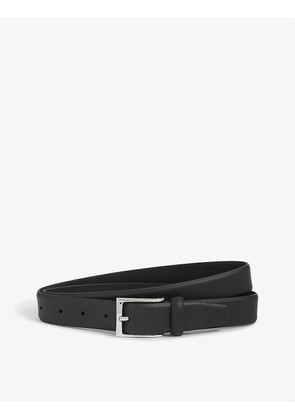 Andersons Mens Black Contrast Soft Leather Belt, Size: 42
