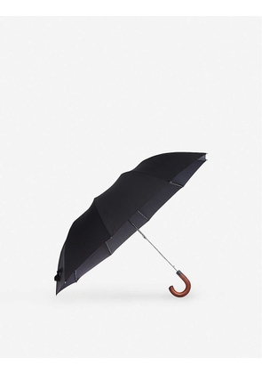 Fulton Women's Black Magnum Wooden Handle Umbrella