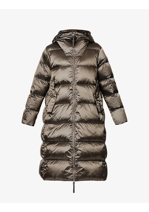Varley Payton mid-length shell-down puffer coat