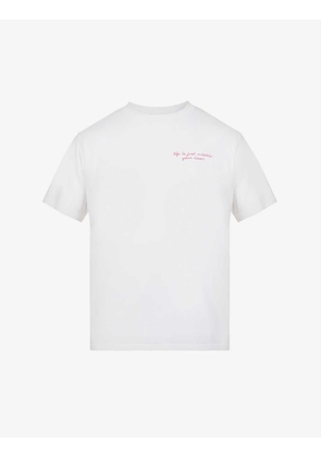 Wave short-sleeved organic-cotton T-shirt