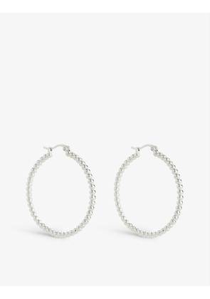 Solstice sterling silver hoop earrings