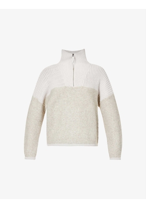 Willard half-zip cotton-knit sweatshirt