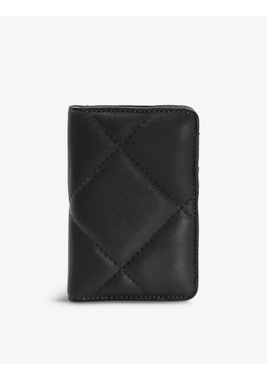 Knightsbridge quilted leather purse