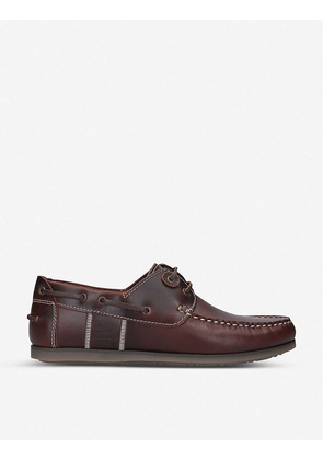 Capstan oiled leather boat shoes