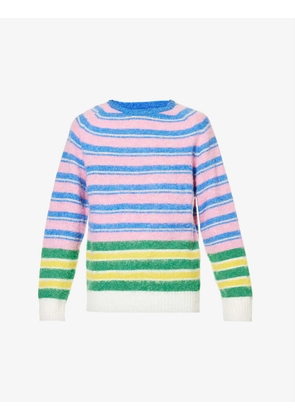 Flying Stripe relaxed-fit wool jumper
