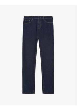 Slim-fit low-rise stretch-denim jeans