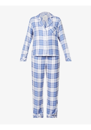 Clara checked woven pyjama set