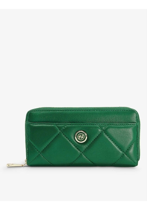 Kingsbury quilted leather purse