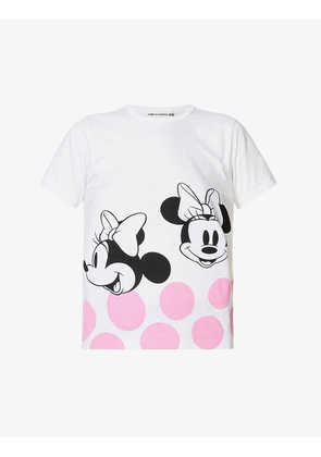 Minnie Mouse-print round-neck cotton-jersey T-shirt