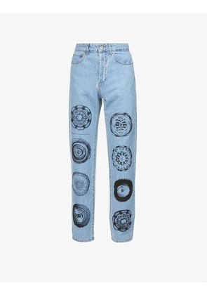 Vibrations relaxed-fit straight jeans