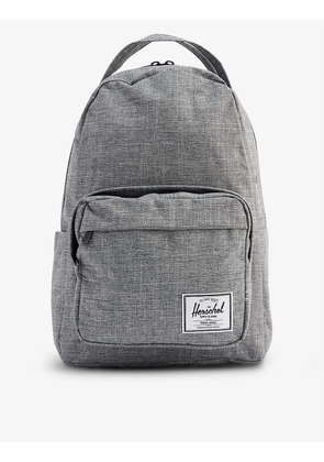 Miller logo-patch woven backpack