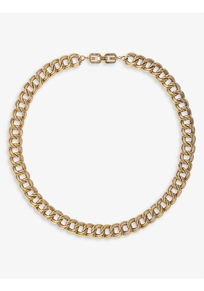 Pre-Loved Givenchy 22ct yellow gold-plated necklace