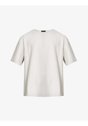 Inside Out terry-textured cotton-jersey T-shirt
