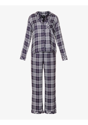 Clara checked woven pyjamas