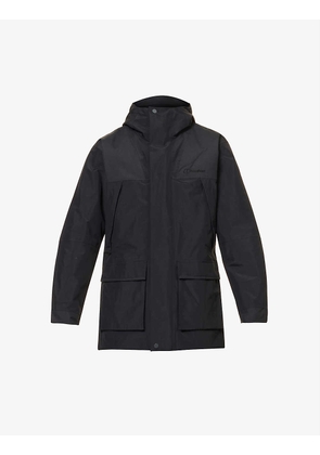 Breccan funnel-neck padded shell jacket