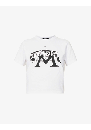 Mystery School graphic-print cotton-jersey T-shirt