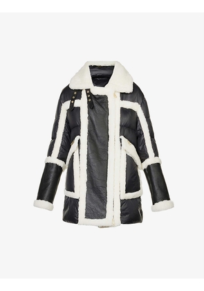 Belgravia quilted shell coat