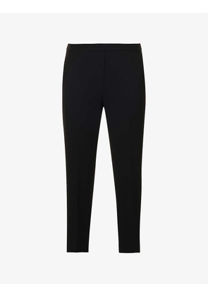 Treeca relaxed-fit straight-leg high-rise woven trousers