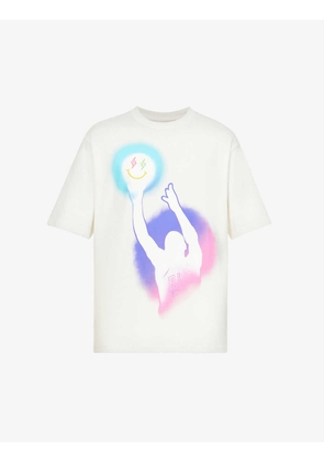 Nike Air Jordan x J Balvin graphic-print cotton-jersey T-shirt
