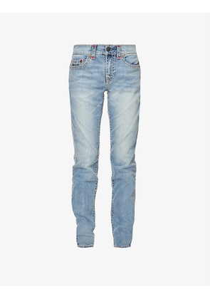 Rocco faded-wash skinny-fit stretch-denim jeans