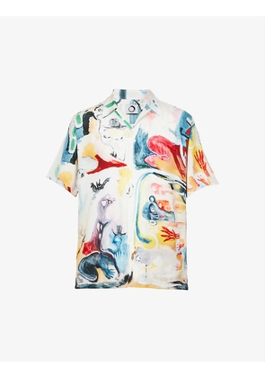 Pipe Dream graphic-print relaxed-fit woven shirt