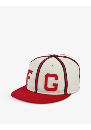ESSENTIALS brand-embroidered wool-blend baseball cap