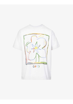 Art School graphic-print regular-fit cotton-jersey T-shirt