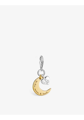 I Love You to the Moon and Back 18ct yellow gold-plated sterling silver charm
