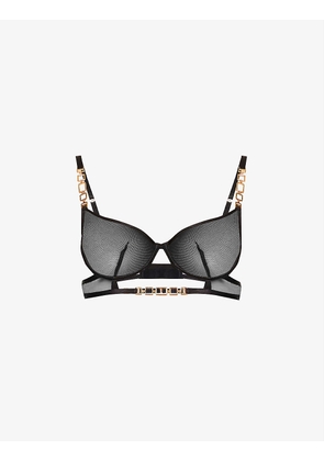 Calypso underwired recycled polyester half-cup bra