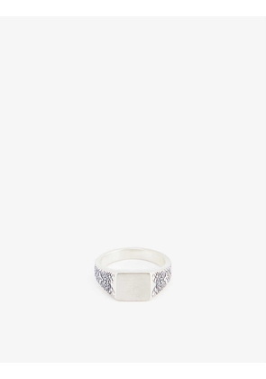 Tapestry sterling-silver ring
