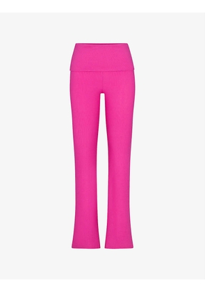 Soft Lounge ruched stretch-jersey trousers