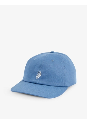 Swirl logo-embroidered cotton baseball cap