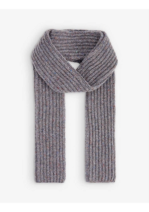 Ruben ribbed cashmere scarf