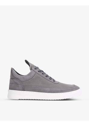 Low Top Ripple suede low-top trainers