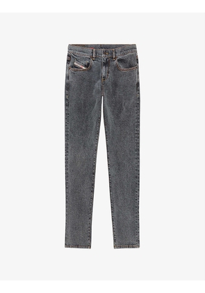 2019 D-Strukt 09d78 faded-wash slim-fit stretch denim-blend jeans