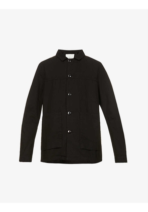 The Carpenter collared patch-pocket cotton jacket