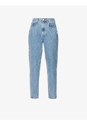 Morgan tapered mid-rise jeans