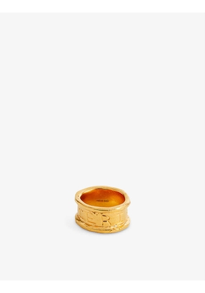 The Alighieri recycled 24ct yellow gold-plated sterling-silver ring