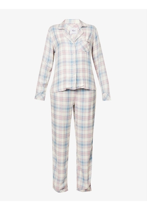 Clara checked woven pyjama set