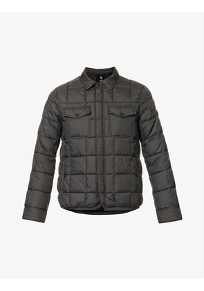 Regular-fit quilted shell over-shirt