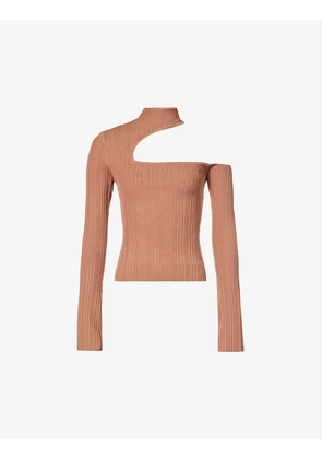 Presley cut-out knitted top