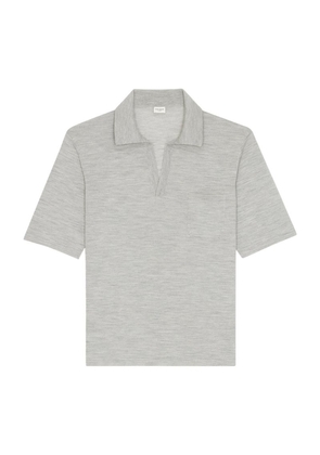 Saint Laurent Wool Polo Shirt
